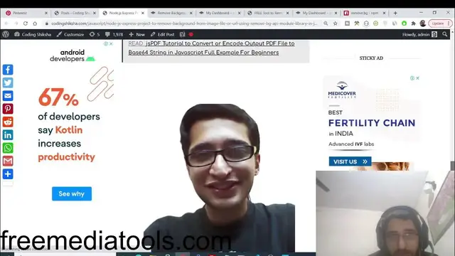 Video thumbnail for Node.js Express Project to Remove Background From Image File or URL Using remove.bg API Module