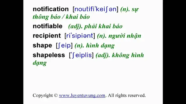 Video thumbnail for Learn English Vocabulary - Grade 11 - Unit 09 - Lesson 02