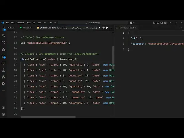 Video thumbnail for VSCode MongoDB Official Extension to Connect & Execute Queries and Display MongoDB Tables & DB