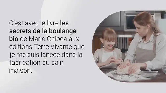 Video thumbnail for Pain au levain fait maison