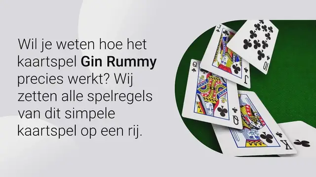 Video thumbnail for Gin Rummy Spelregels op een Rijtje