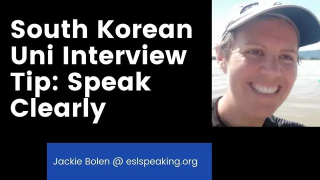 Video thumbnail for Korean University Interview Tip: Speaking Clearly | South Korean Uni Interviews