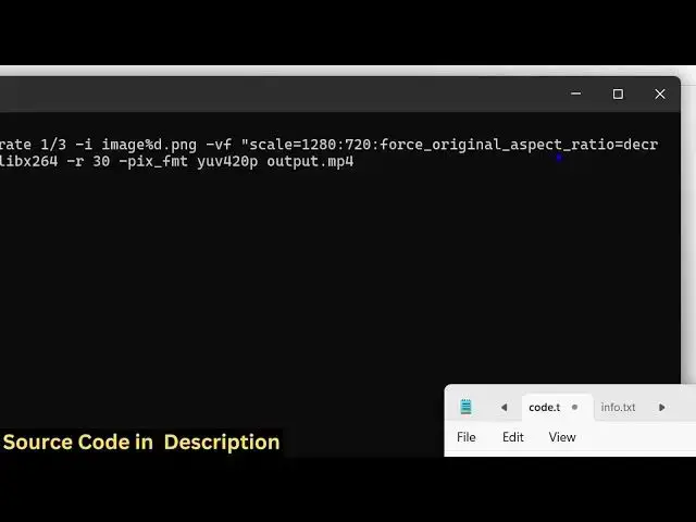 Video thumbnail for FFMPEG Command to Create MP4 Video or Slideshow From Multiple Images in Terminal