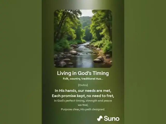 Video thumbnail for Flow Like a Stream: Finding Peace in God's Timing
