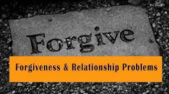 Video thumbnail for Forgiveness Does Not Always Solve Relationship Problems