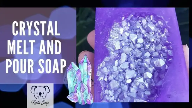 Video thumbnail for Melt and Pour Soap Making Crystal Soap Recipes Tutorial for Beginners