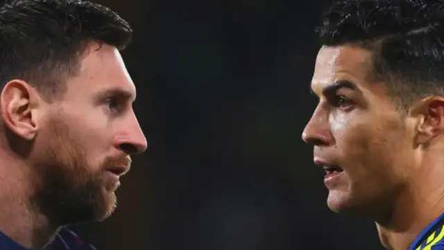 Video thumbnail for Lionel Messi Scores in Less Than 3 Minutes During Cristiano Ronaldo Clash