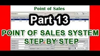 Video thumbnail for Point of sales step by step using VB.net part 13