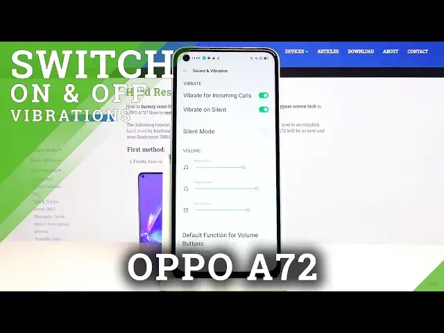 'Video thumbnail for How to Enter Vibration Settings in Oppo A72 - Manage Vibrations in OPPO'