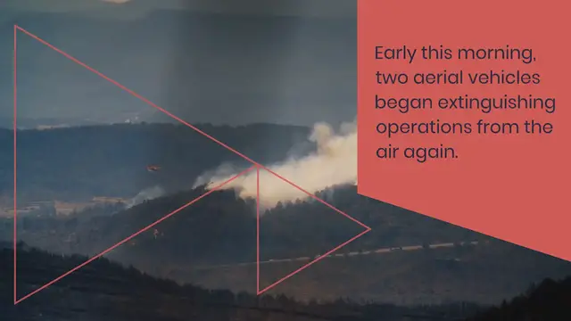 Video thumbnail for The Xàbia forest fire remains stabilized: