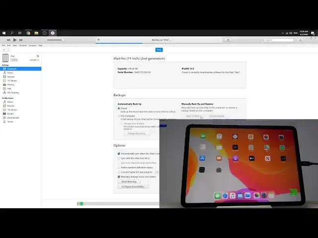 Video thumbnail for How to Backup Data using iTunes on iPad Pro 11 2020 – Keep iPad Storage Safe on iTunes