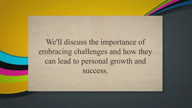 'Video thumbnail for Title: "Rise Above: Unleashing Your Inner Strength to Overcome Life's Challenges”  "Welcome to 'Rise Above: Unleashing Your Inner Strength to Overcome Life's Challenges.' In this informative video, we will explore strategies for resilience and personal de'