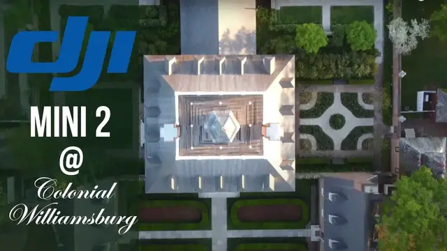 Video thumbnail for DJI Mini 2 Footage - Colonial Williamsburg Drone Footage