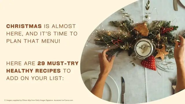 Video thumbnail for Healthy Christmas Recipes