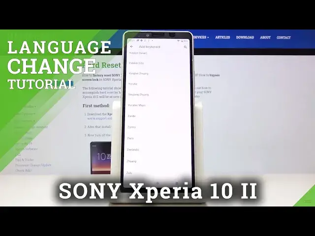 Video thumbnail for Sony Xperia 10 II Change Language of Your Keyboard