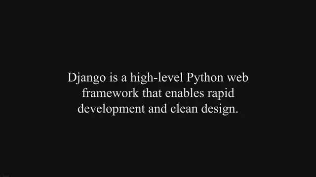 'Video thumbnail for Django tutorials for beginners'
