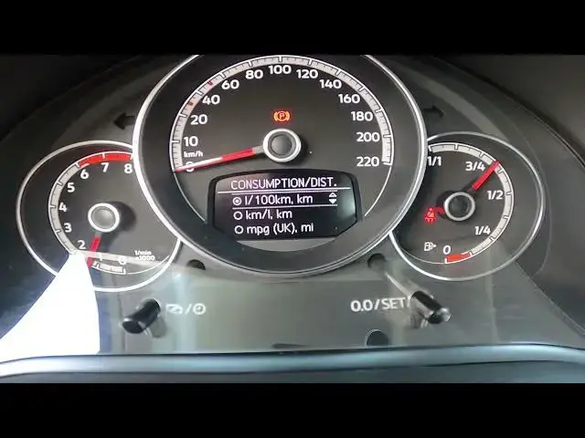 'Video thumbnail for How to Change Measurement Units in Volkswagen Up! ( 2011 - now ) - Switch Between MPH and KMH'