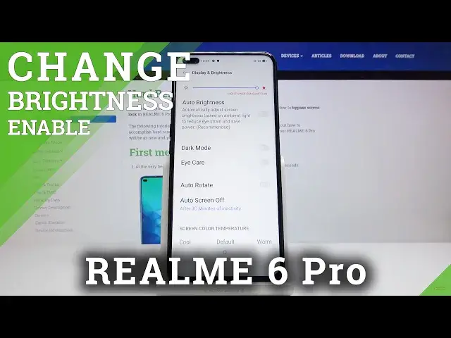 'Video thumbnail for How to Enable Auto-Brightness in REALME 6 Pro – Adjust Screen Brightness'