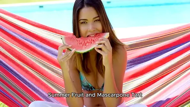 Video thumbnail for Summer fruit & mascarpone tart Recipe