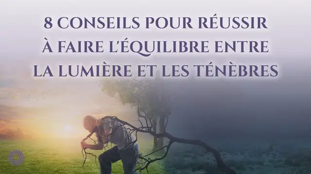 Video thumbnail for ☯ 8 CONSEILS POUR RÉUSSIR À FAIRE L'ÉQUILIBRE ENTRE LA LUMIÈRE ET LES TÉNÈBRES