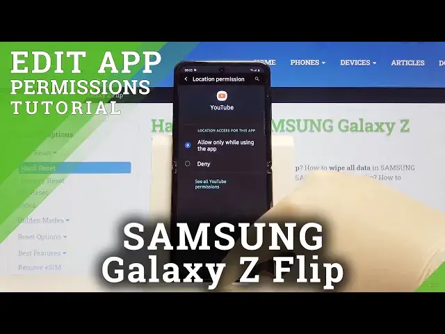 Video thumbnail for How to Enter App Permission in SAMSUNG Galaxy Z Flip – Application Settings