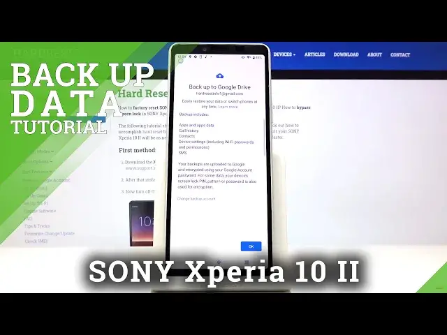 Video thumbnail for How to Allow Google Backup on Sony Xperia 10 II - Activate Google Backup Account