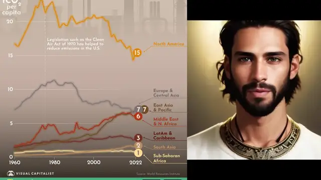 Video thumbnail for Per-Capita Co2 Emissions By Global Region (2025)