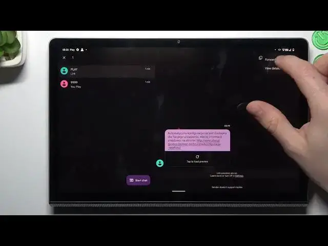 Video thumbnail for How to Forward Text Message in Lenovo Yoga Tab 11 - Send SMS Forward