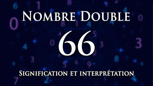 Video thumbnail for 🌀 INTERPRÉTATION DU NOMBRE 66 : numérologie et message angélique