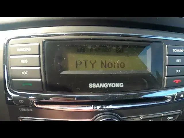 Video thumbnail for How to Use PTY Function in Car Radio in Ssangyong Rexton III ( 2012 – 2016 ) - Enable Disable PTY