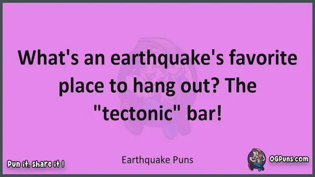Video thumbnail for Earthquake - Jokes, Puns, Wordplays, and Laughter