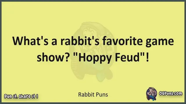 Video thumbnail for Rabbit - Jokes, Puns, Wordplays, and Laughter