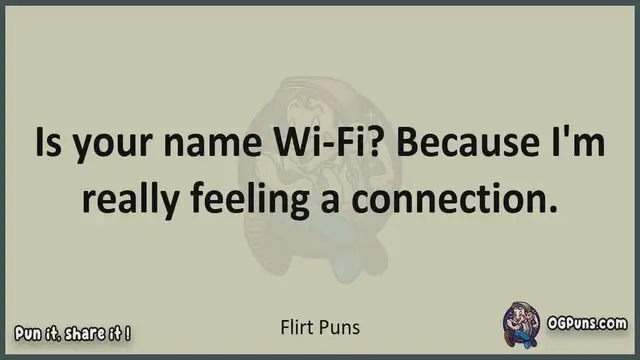 Video thumbnail for Flirt - Jokes, Puns, Wordplays, and Laughter