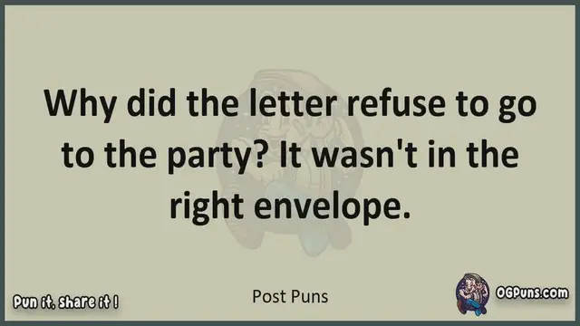 Video thumbnail for Post - Jokes, Puns, Wordplays, and Laughter