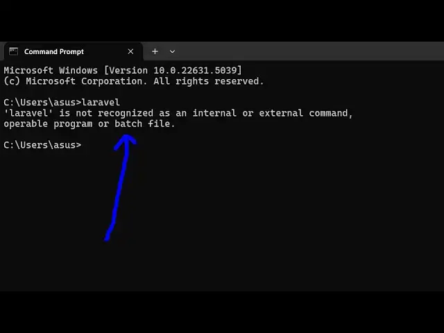 Video thumbnail for How to fix laravel is not Recognized as Internal and External Command Operable Program