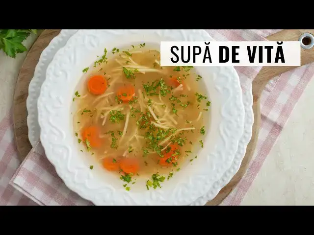 Video thumbnail for Cum să faci cea mai bună supă din rasol de vită cu tăieței