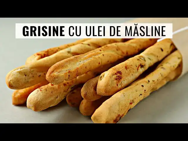 Video thumbnail for Grisine cu ulei de măsline și griș | Bucate Aromate
