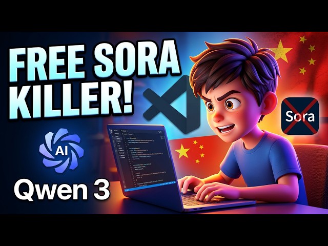 Video thumbnail for Qwen 3 is a FREE Sora Killer! UNLIMITED Image-to-Video Tutorial