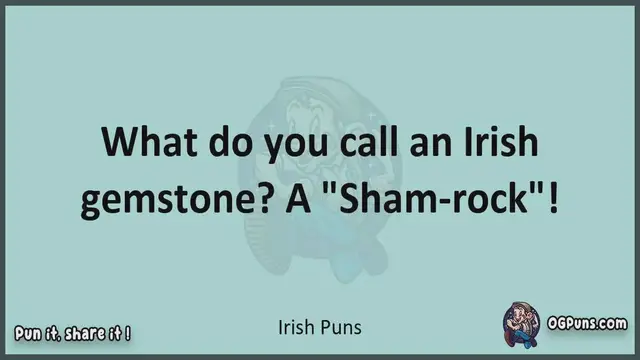 Video thumbnail for Irish - Jokes, Puns, Wordplays, and Laughter
