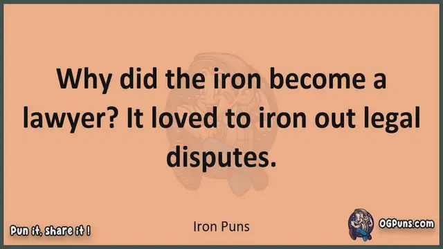 Video thumbnail for Iron - Jokes, Puns, Wordplays, and Laughter