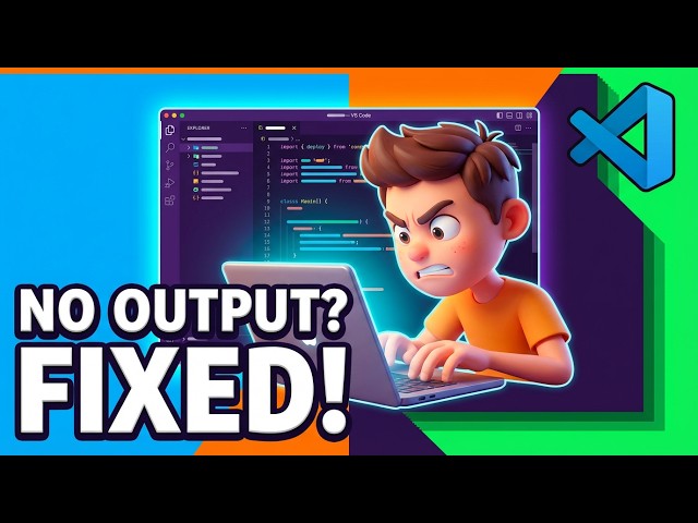 Video thumbnail for 👉 VS Code No Output Problem Code Runner Fix | Terminal Not Working Solution 100% Working