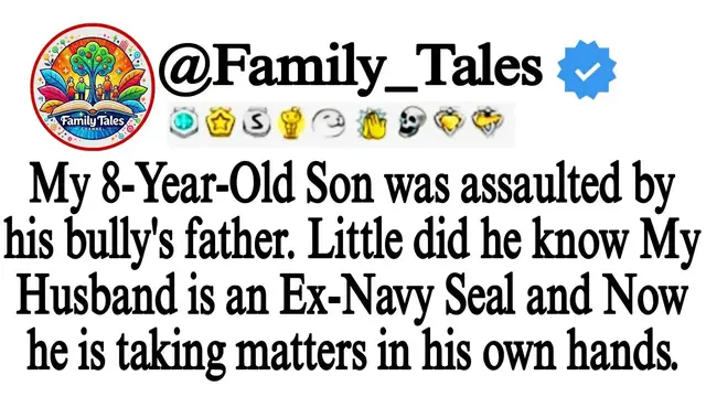'Video thumbnail for My 8 Year Old Son was assaulted by his bully's father. Little did he know My Husband is an Ex Navy   Family Tales by Anish'