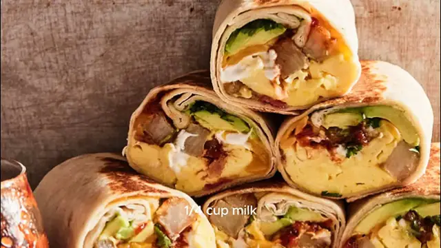 Video thumbnail for Breakfast Burrito Recipe