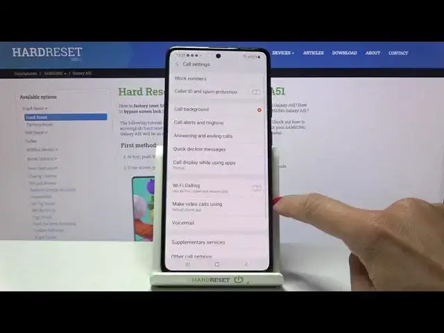 Video thumbnail for How to Make Call with Wi-Fi Calling on SAMSUNG Galaxy A51 – Activate Wi-Fi Calling