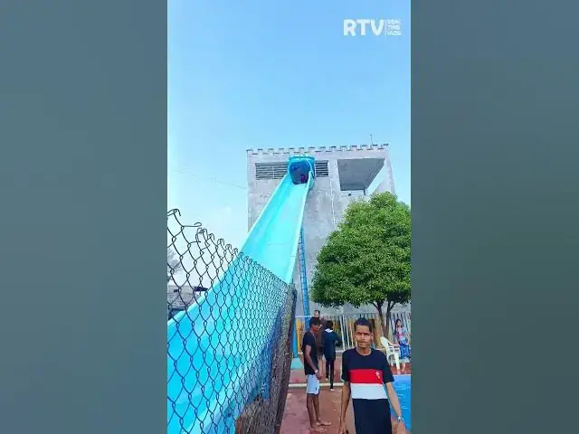 Video thumbnail for Crazy 😜 WATER SLIDE #shorts #waterpark #trending