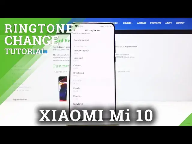 Video thumbnail for How to Change Ringtone in XIAOMI Mi 10 – Open Ringtone List