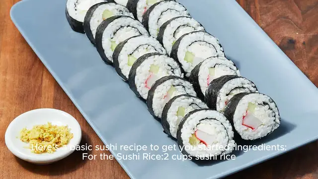 Video thumbnail for Sushi recipe