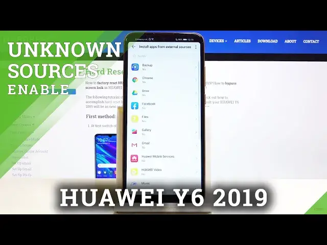 'Video thumbnail for How to Enable Unknown Sources on HUAWEI Y6 2019 - Install App'