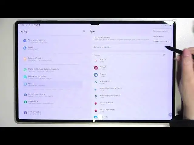 'Video thumbnail for How to Reset App Preferences in SAMSUNG Galaxy Tab S8 Ultra – Restore Preferences'