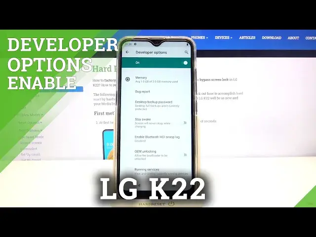 'Video thumbnail for How to Activate Developer Options in LG K22 – Developer Features'